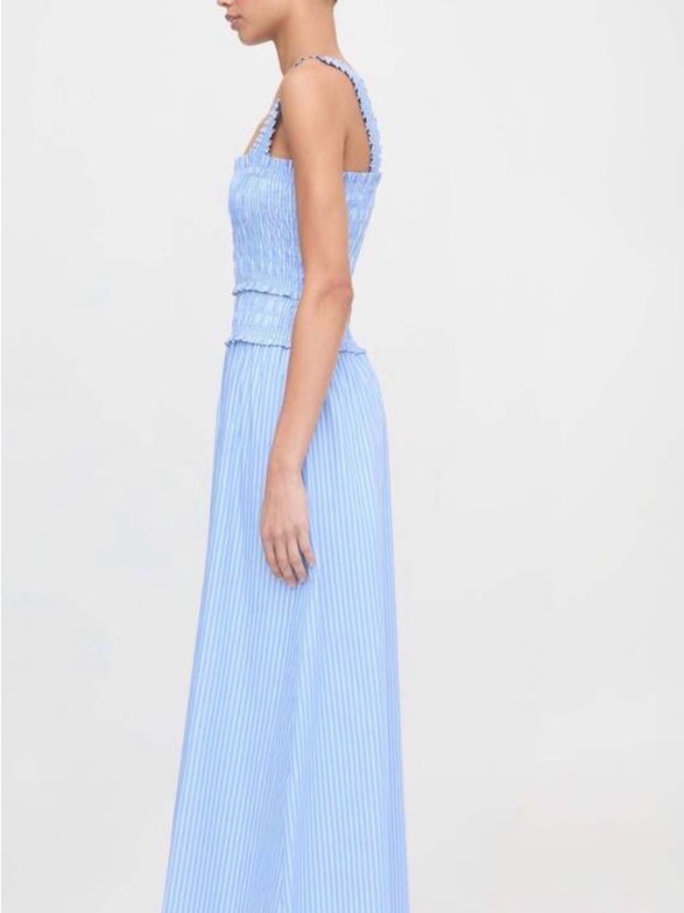 NWT Hill House Azalea nap dress in blue stripe - Picture 3 of 10